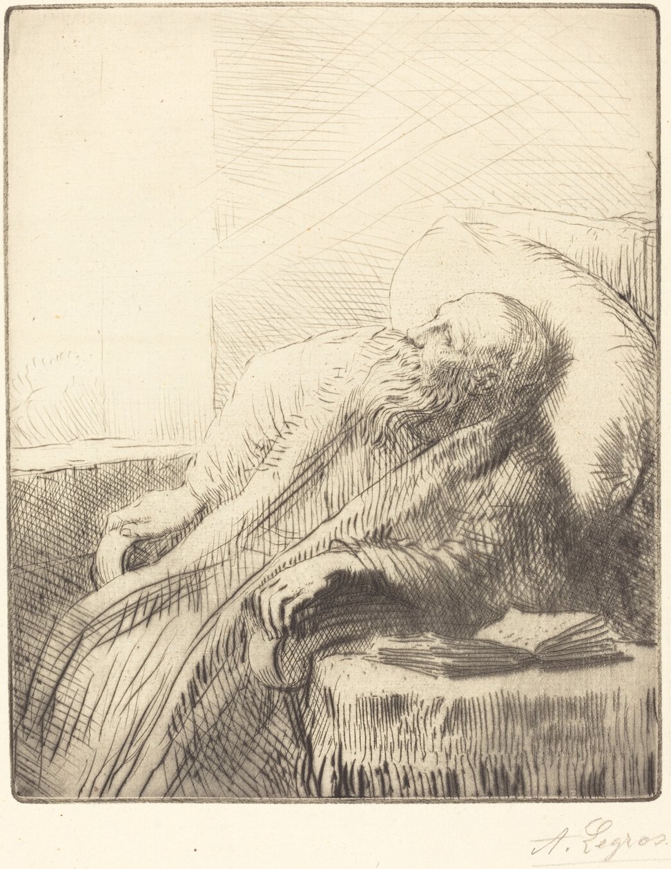 Rekonvalescent (Le convalescent) av Alphonse Legros