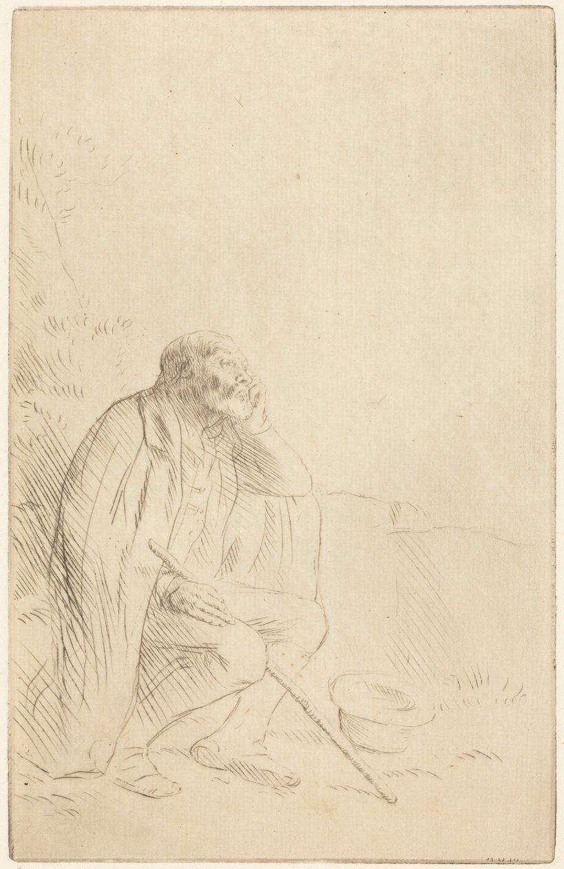 Dagdrøm (Drømmeren) av Alphonse Legros