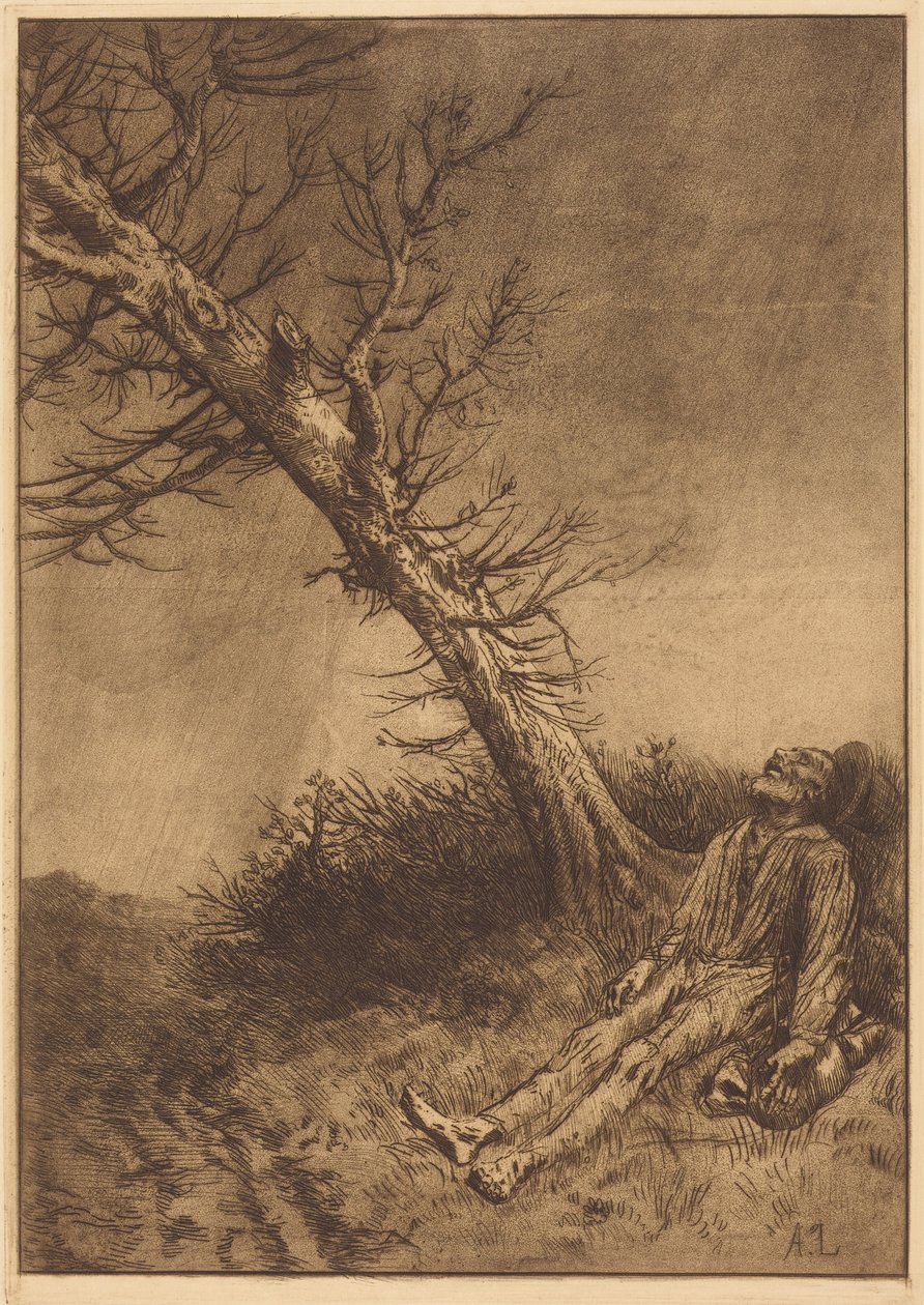 Landstrykerens død av Alphonse Legros