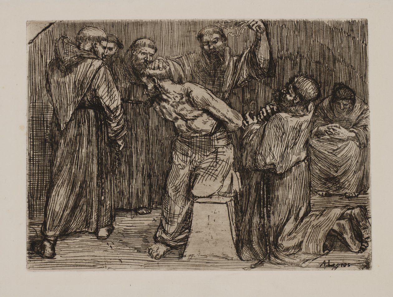 Disiplin i klosteret av Alphonse Legros