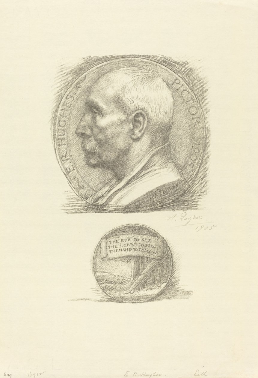 E.R. Hughes. av Alphonse Legros