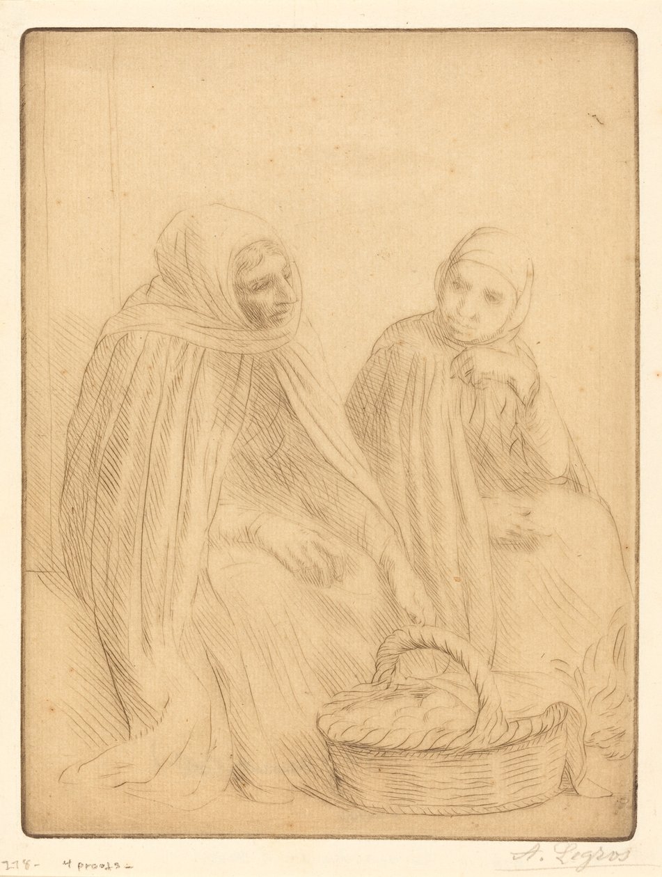 Eggselgere, 1. tallerken Eggselgere. av Alphonse Legros