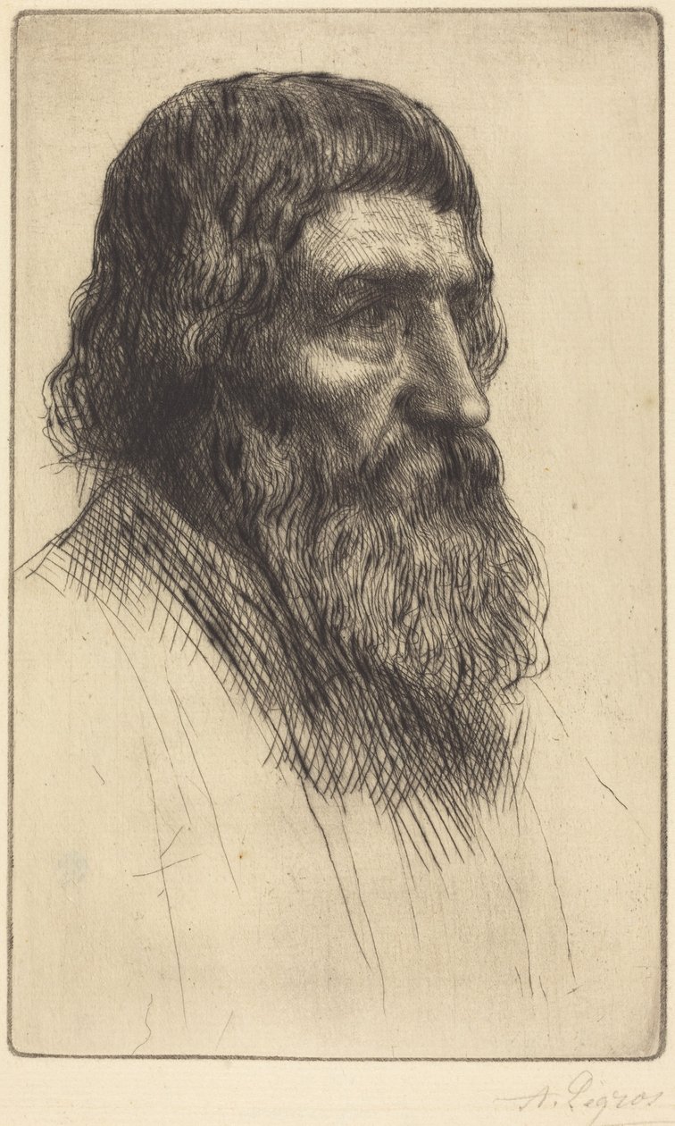 English Peasant (Engelsk bonde) av Alphonse Legros