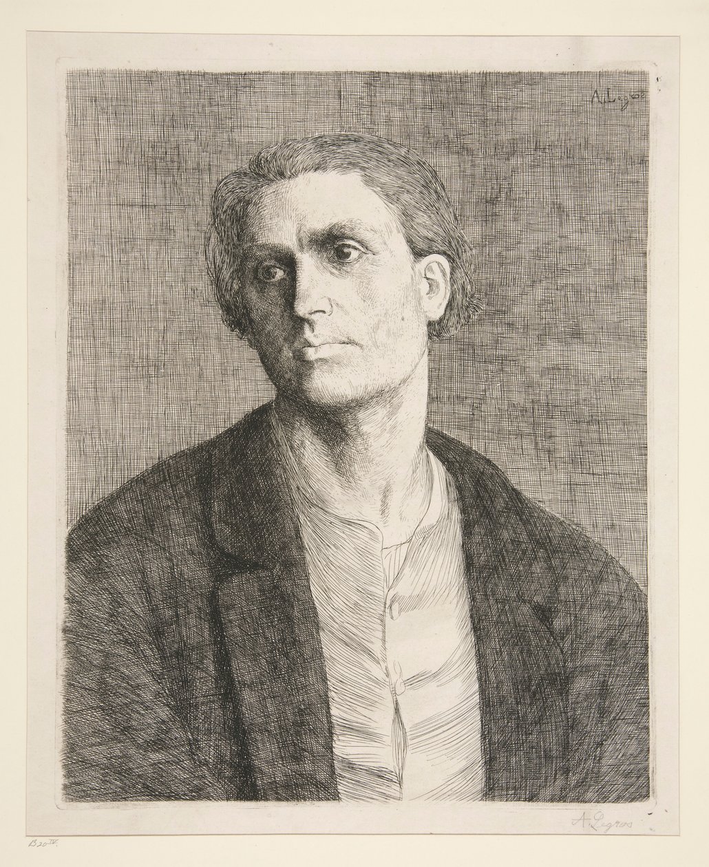 hodestudie av Alphonse Legros
