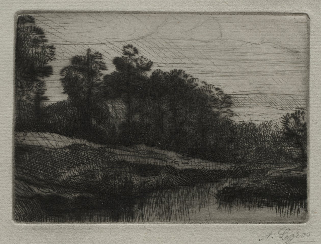 Kveld av Alphonse Legros