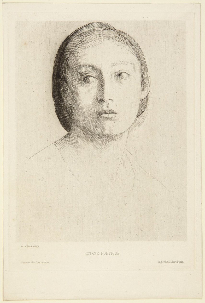 Poetisk ekstase/Poetic Extasy av Alphonse Legros