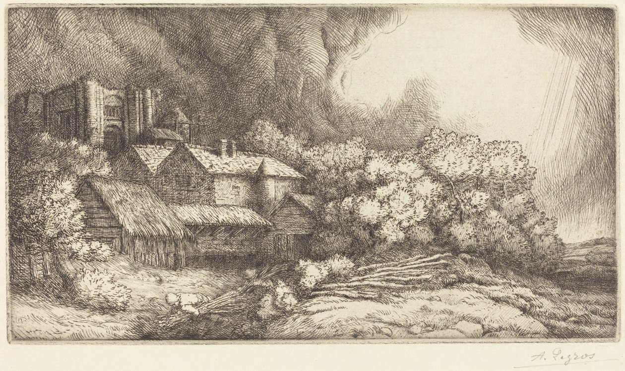 Gård ved klosteret (La ferme de l