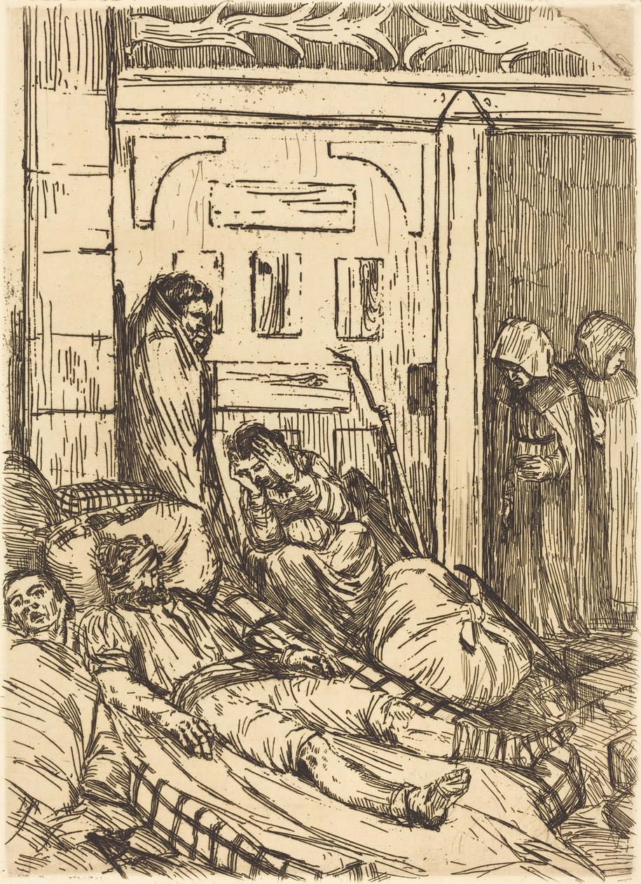 Feltsykehus (Ambulansen) av Alphonse Legros