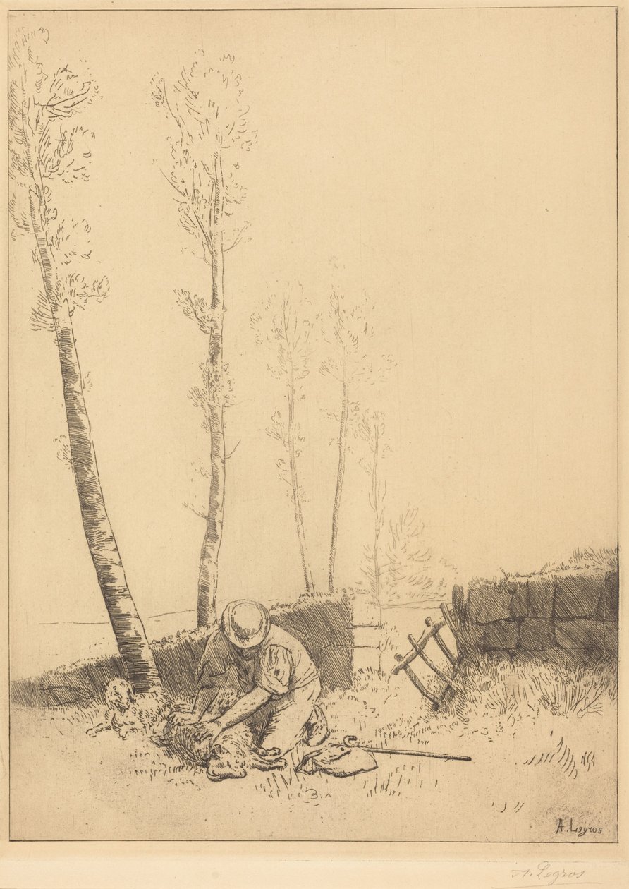 Det gjenfunne fåret av Alphonse Legros