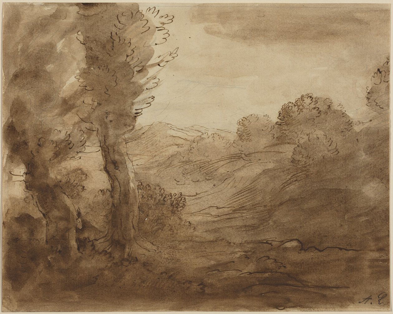 Stien i Burgund av Alphonse Legros