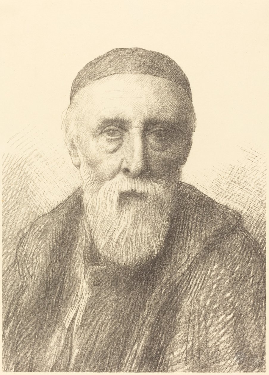 G.F. Watts, R.A., 2. plate av Alphonse Legros