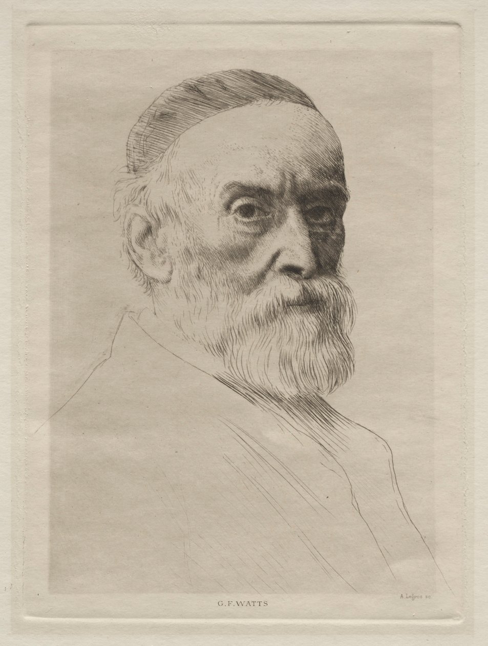 G. F. Watts. av Alphonse Legros