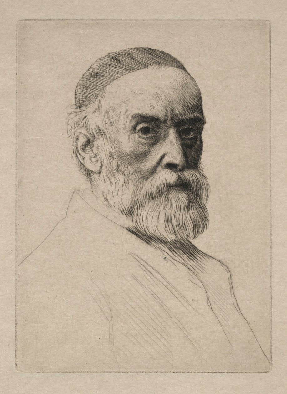 George Frederick Watts. av Alphonse Legros
