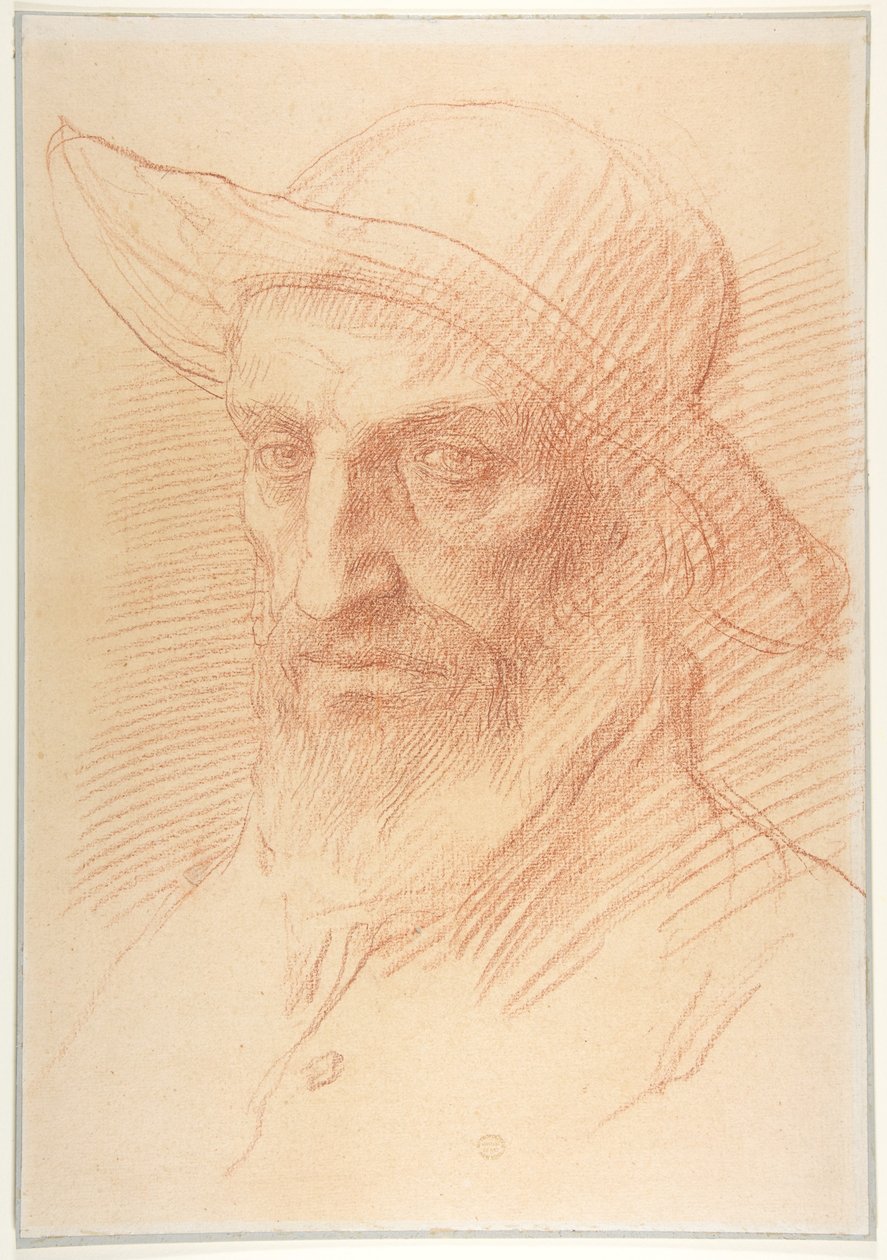 Hodet til en viltvokter av Alphonse Legros