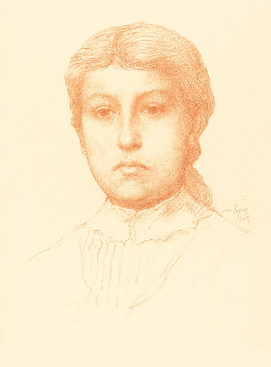 Leder av en ung jente av Alphonse Legros