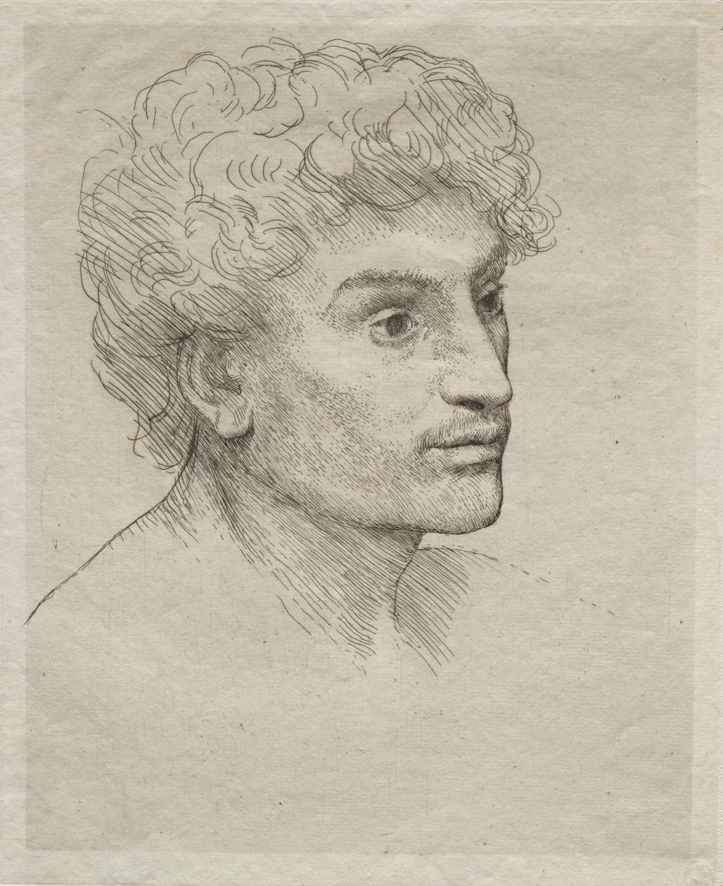 Leder for en ung mann. av Alphonse Legros
