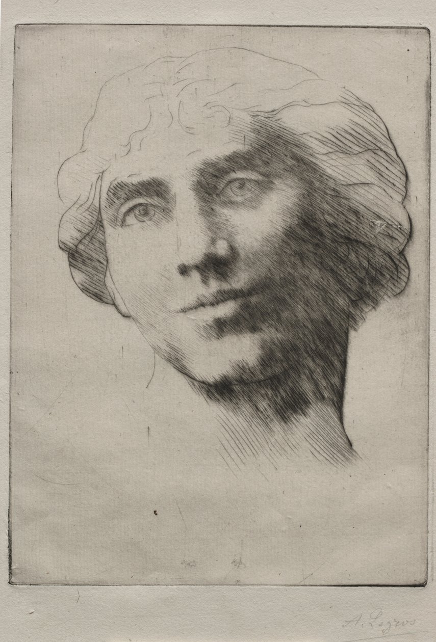 Leder for en ung kvinne av Alphonse Legros