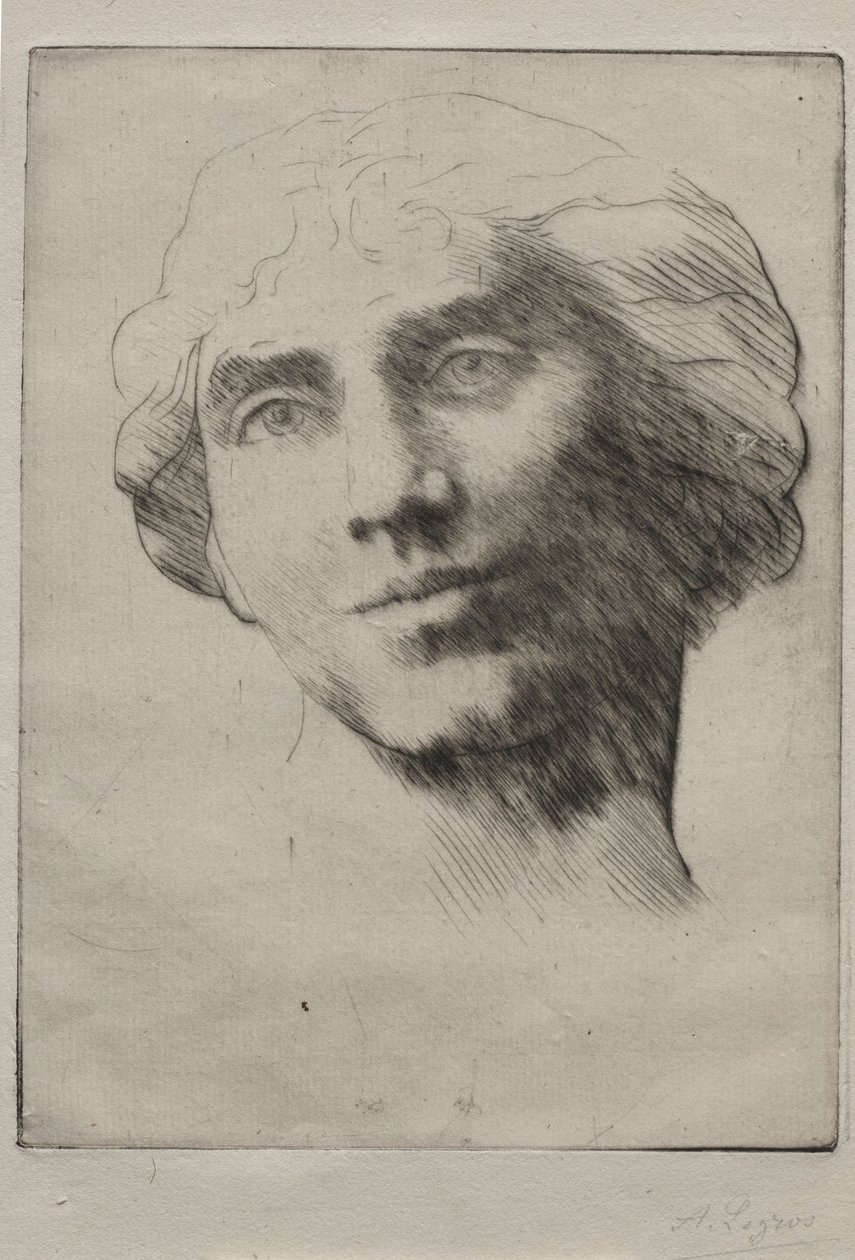 Leder for en ung kvinne. av Alphonse Legros
