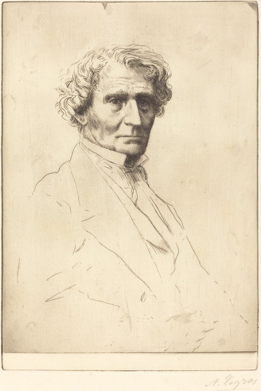 Hector Berlioz. av Alphonse Legros