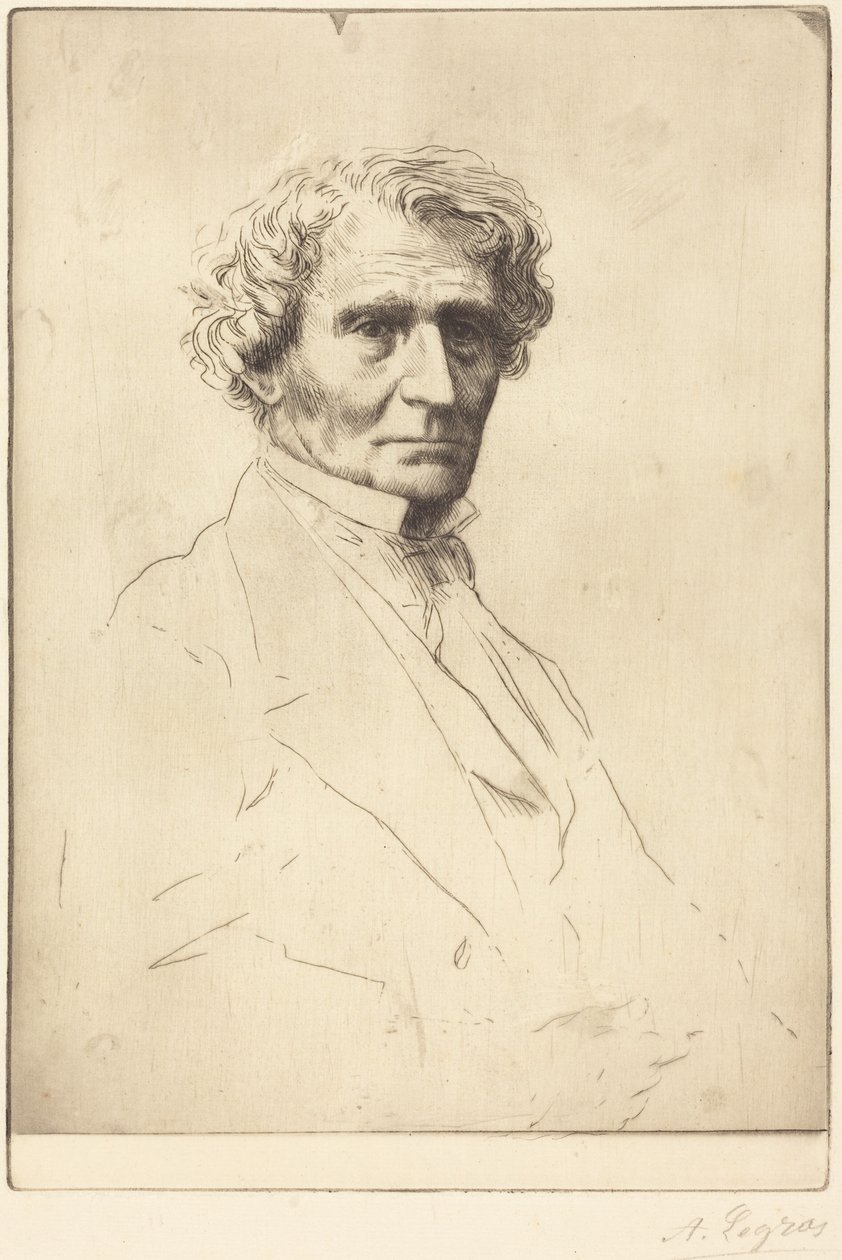 Hector Berlioz av Alphonse Legros