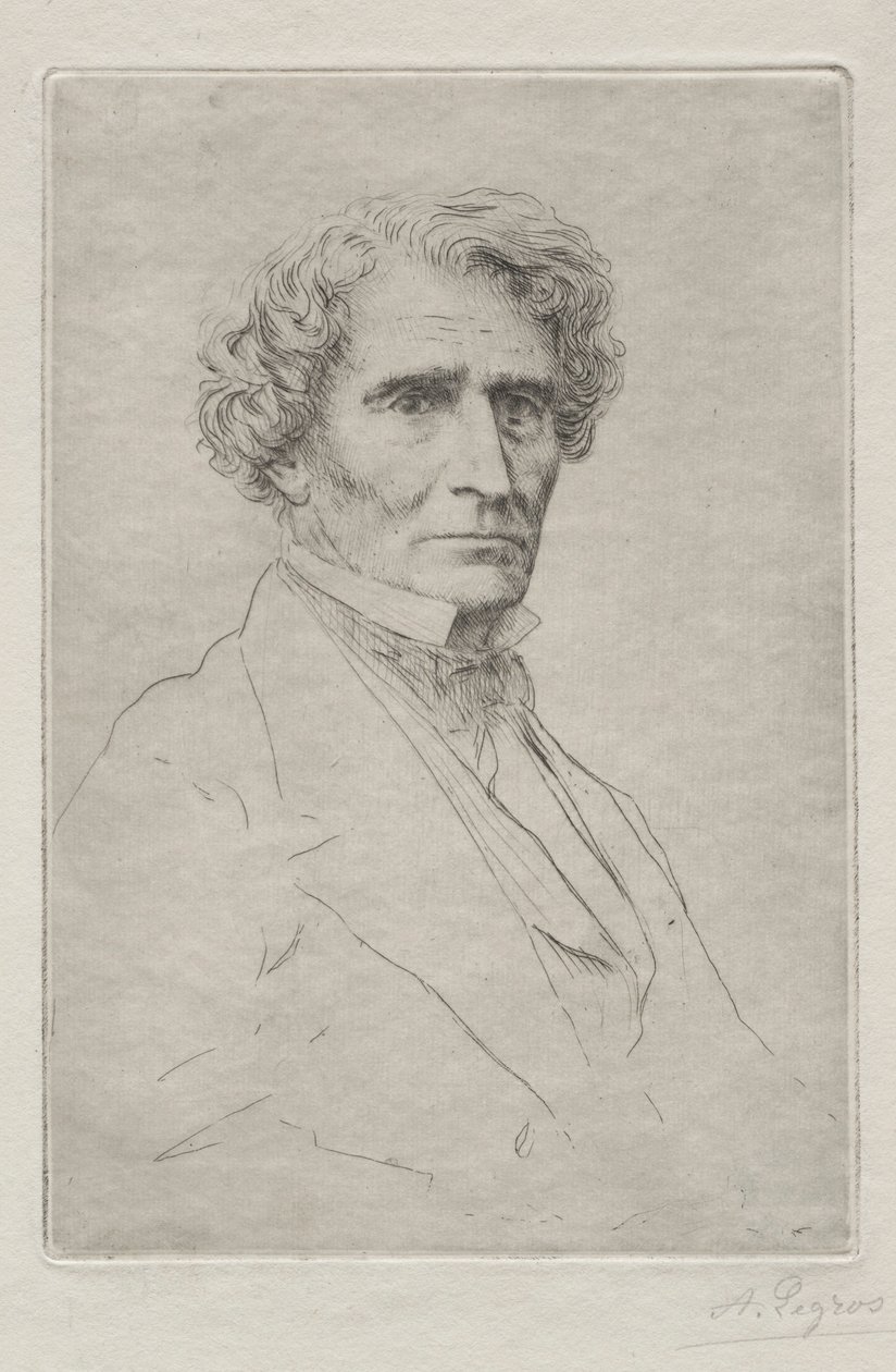 Hector Berlioz. av Alphonse Legros
