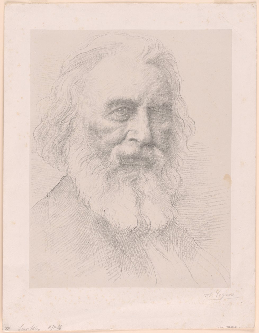 Henry Wadsworth Longfellow av Alphonse Legros
