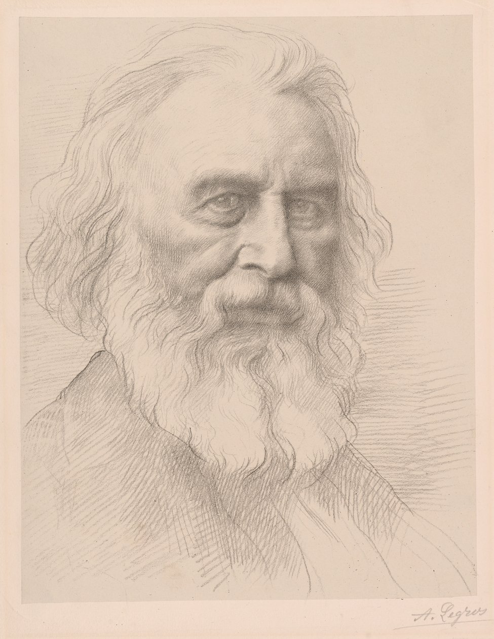 Henry Wadsworth Longfellow av Alphonse Legros