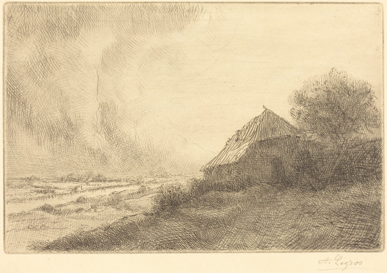 Hytte i en åsside av Alphonse Legros
