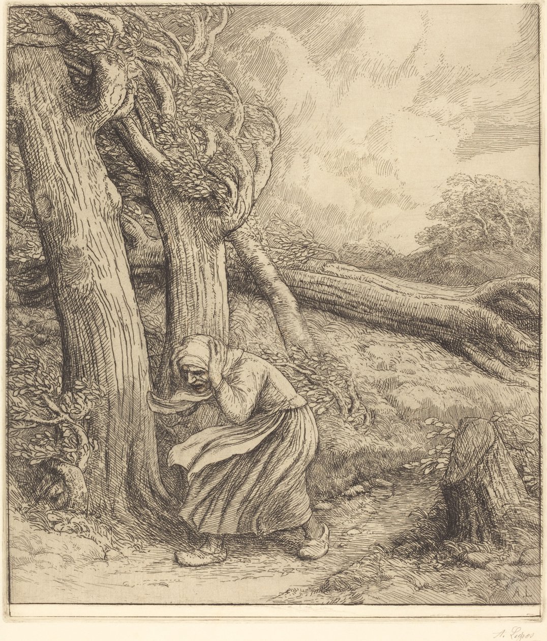 Orkan Orkanen. av Alphonse Legros