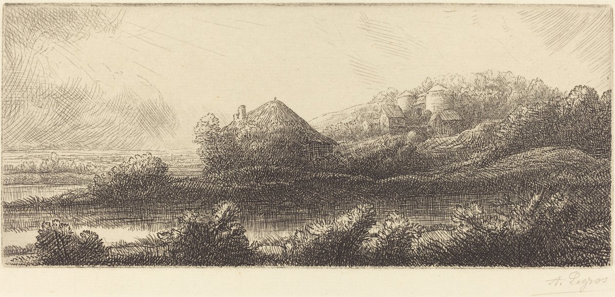 Hytte i myra av Alphonse Legros