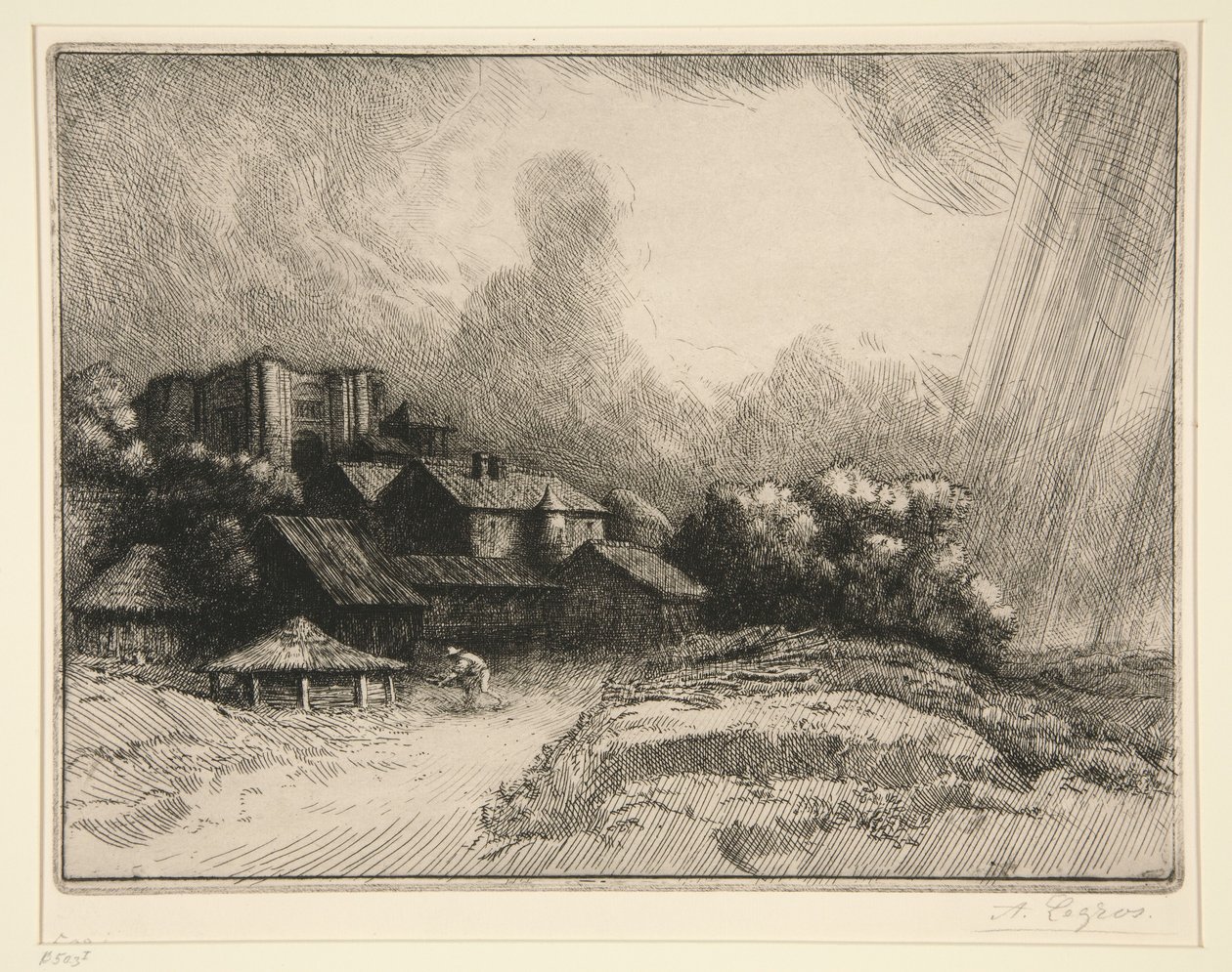 Klostergården av Alphonse Legros