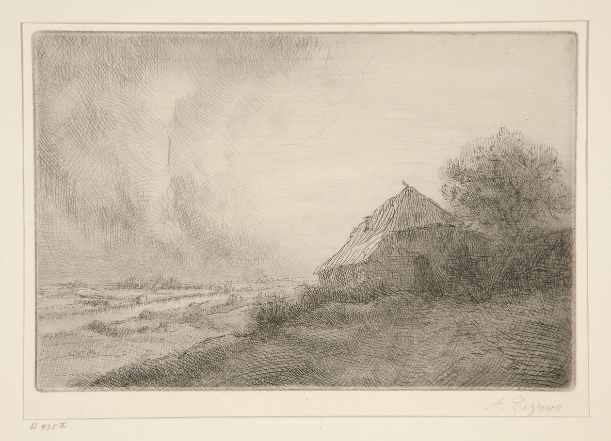 Det lille huset på høyden av Alphonse Legros