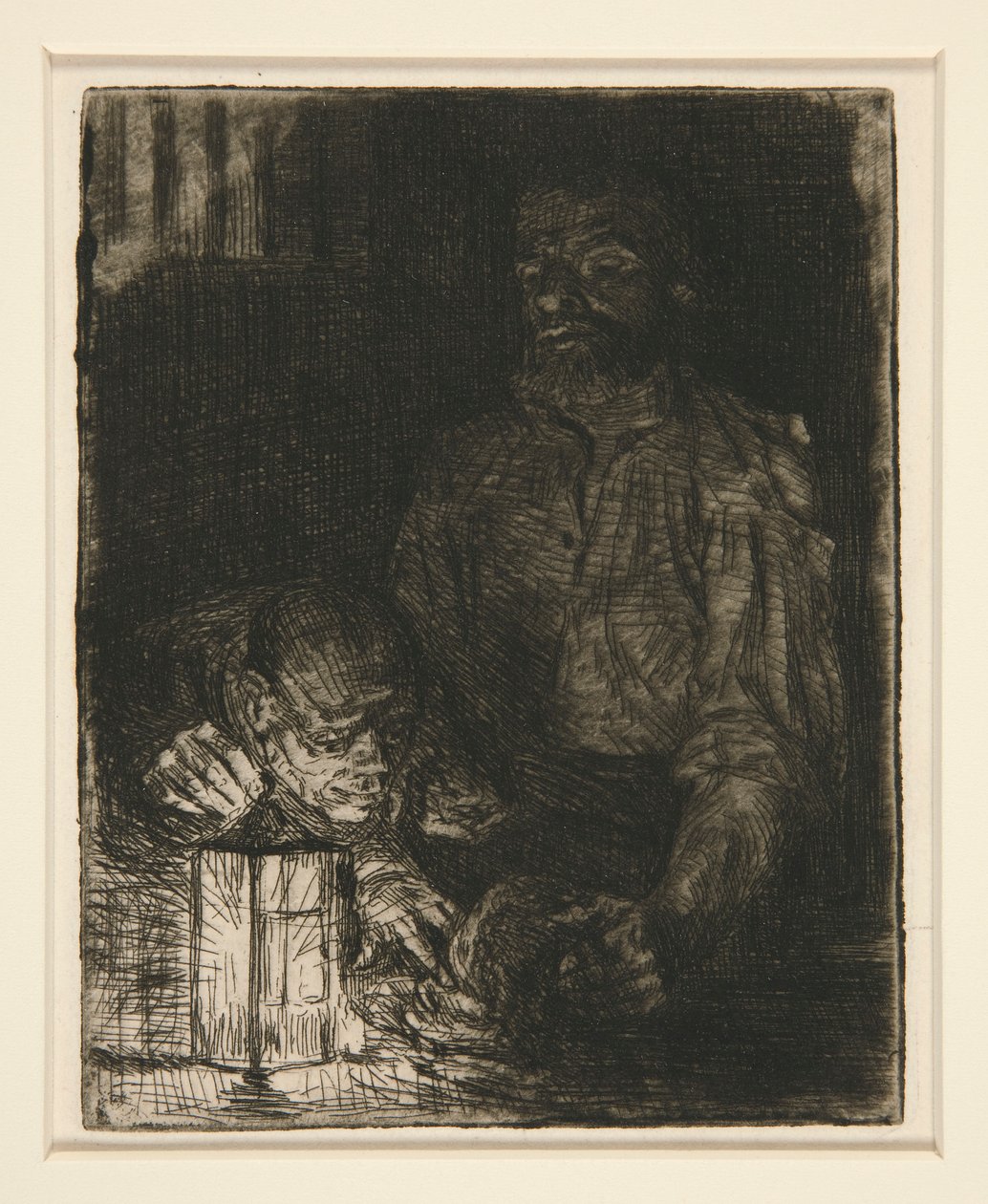 La Tete supplicie (hodet for de henrettede) av Alphonse Legros