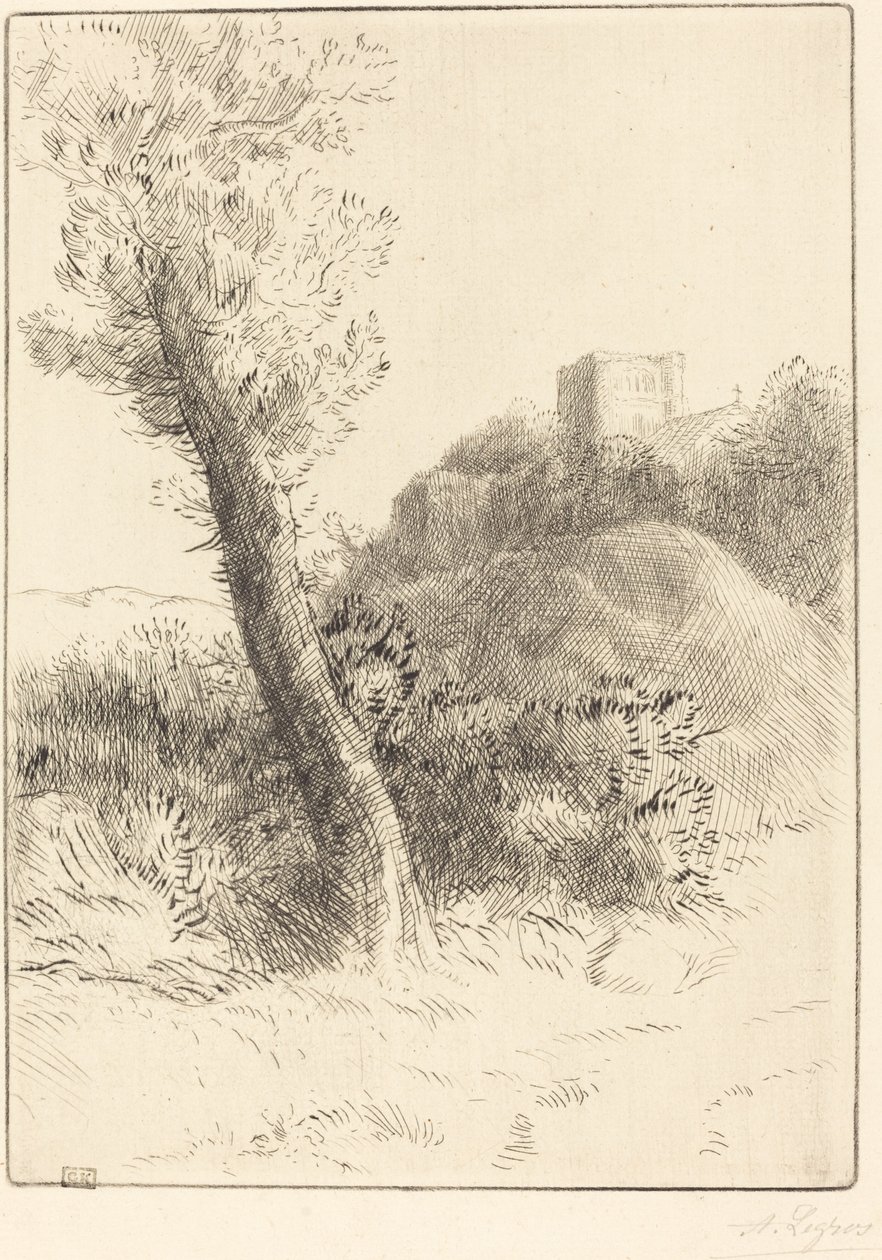 Landskap av Alphonse Legros