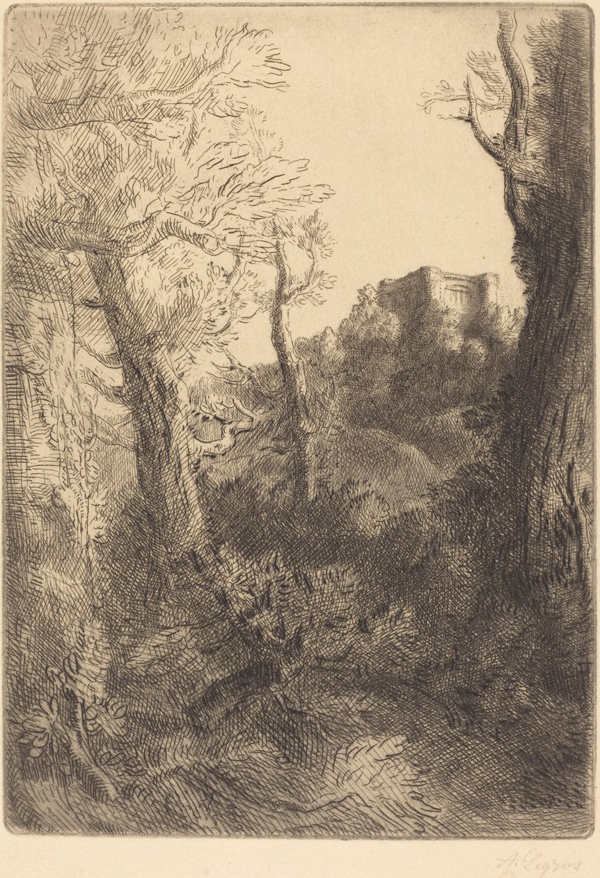 Landskap av Alphonse Legros