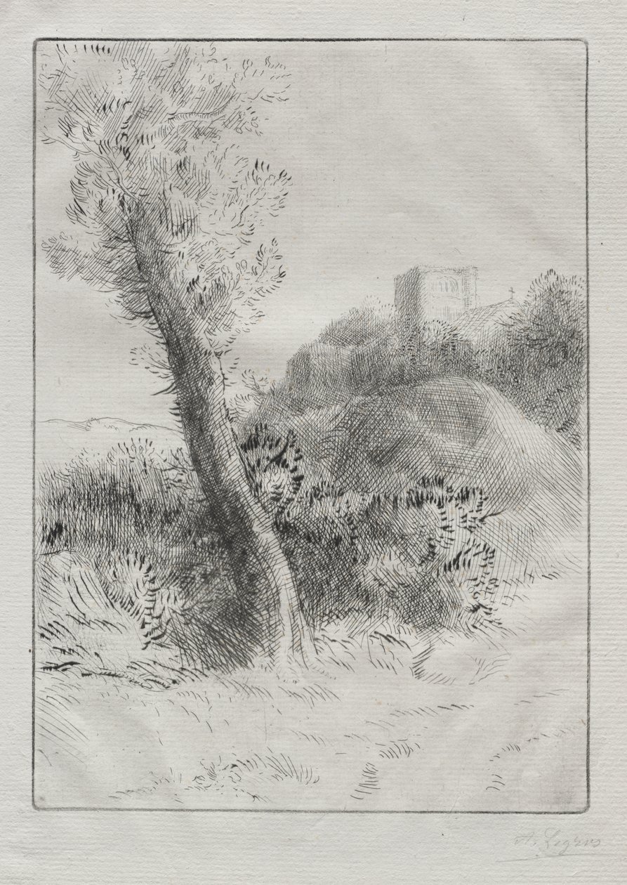 Landskap av Alphonse Legros