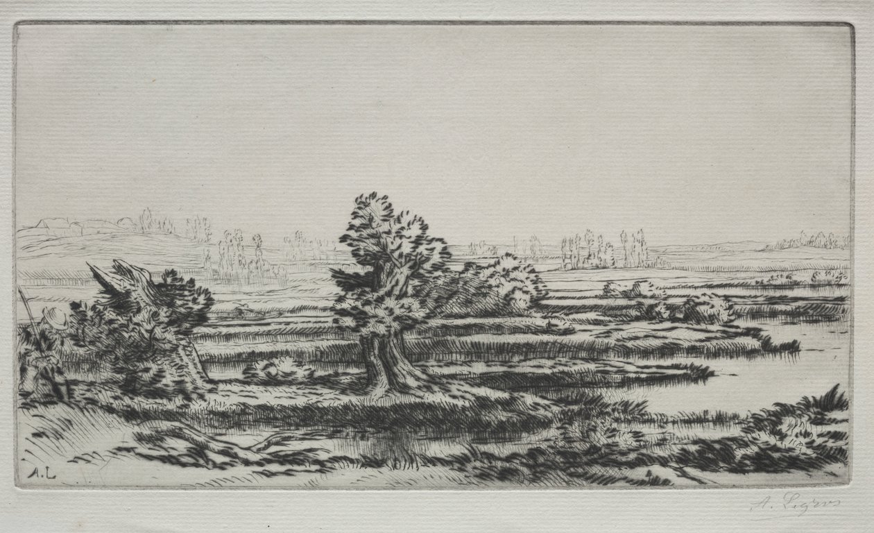 Landskap av Alphonse Legros