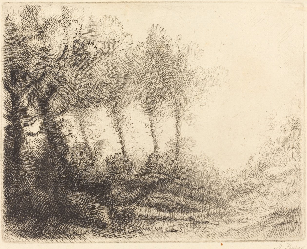 Landskap Landskap. av Alphonse Legros