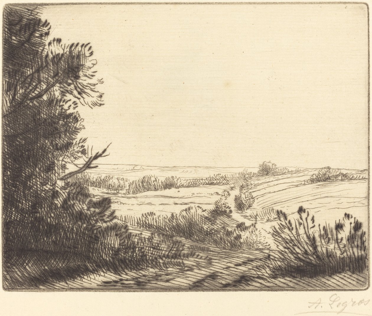 Landskap: Veien til Horville Paysage: Chemin d