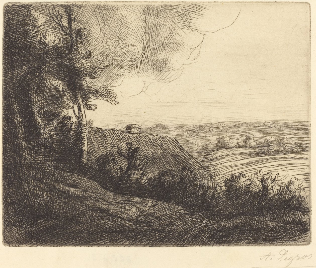 Landskap: Veien til Horville Paysage: Chemin d
