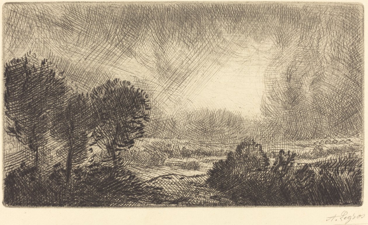 Landskap med Storm Paysage d