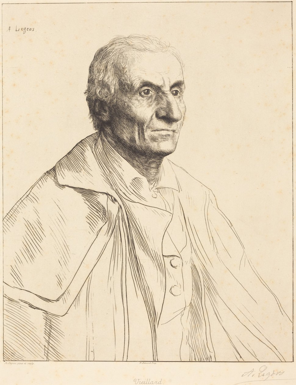Large Spaniard (Den store spanjolen) av Alphonse Legros