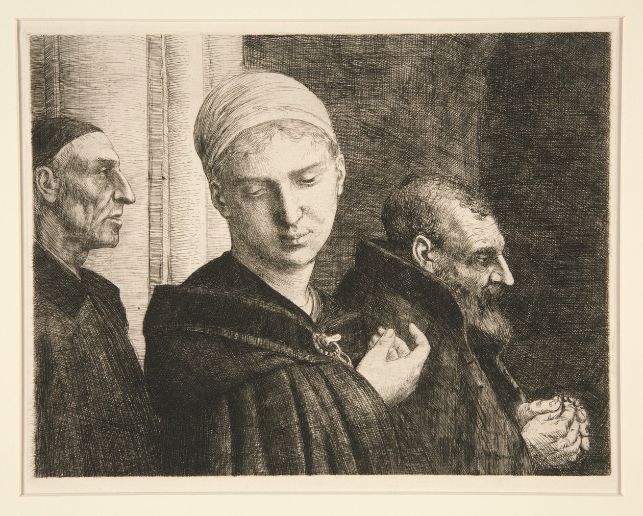 Le Bapteme (Dåpen) av Alphonse Legros