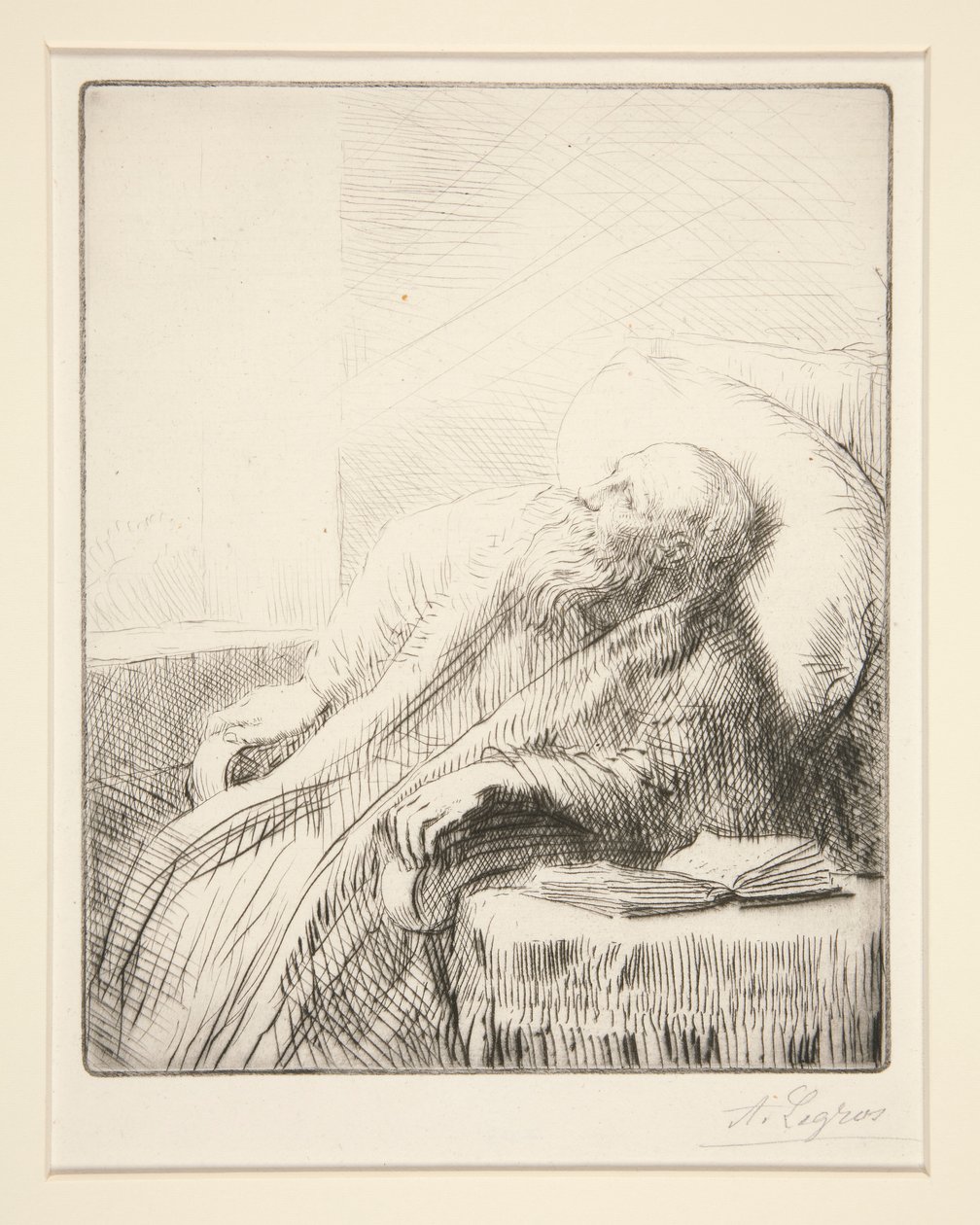 Le Convalescent (The Convalescent) av Alphonse Legros