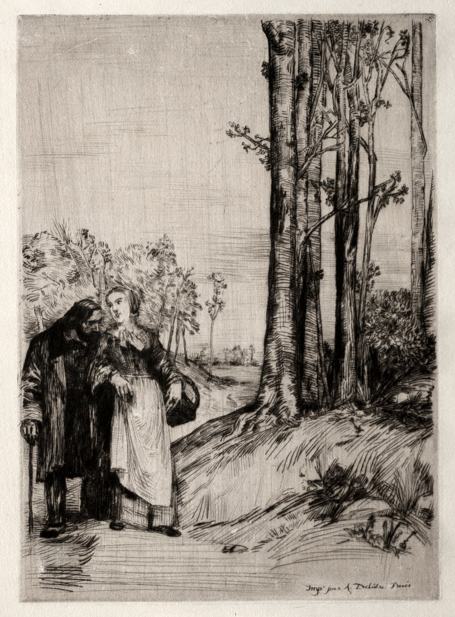 Rekonvalesentantens gang av Alphonse Legros