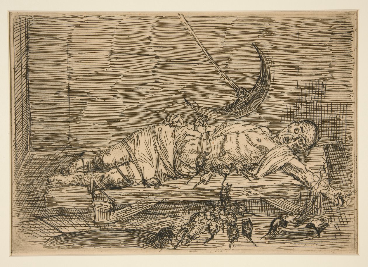 Le Puits et le Pendule, nr. 1 (Gropen og pendelen, nr. 1) av Alphonse Legros