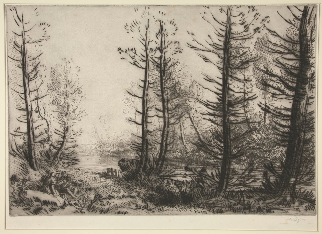Canal Grande av Alphonse Legros