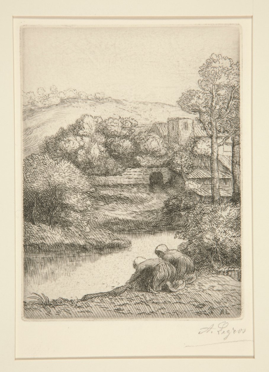 Vaskehus, eller vaskekoner av Alphonse Legros