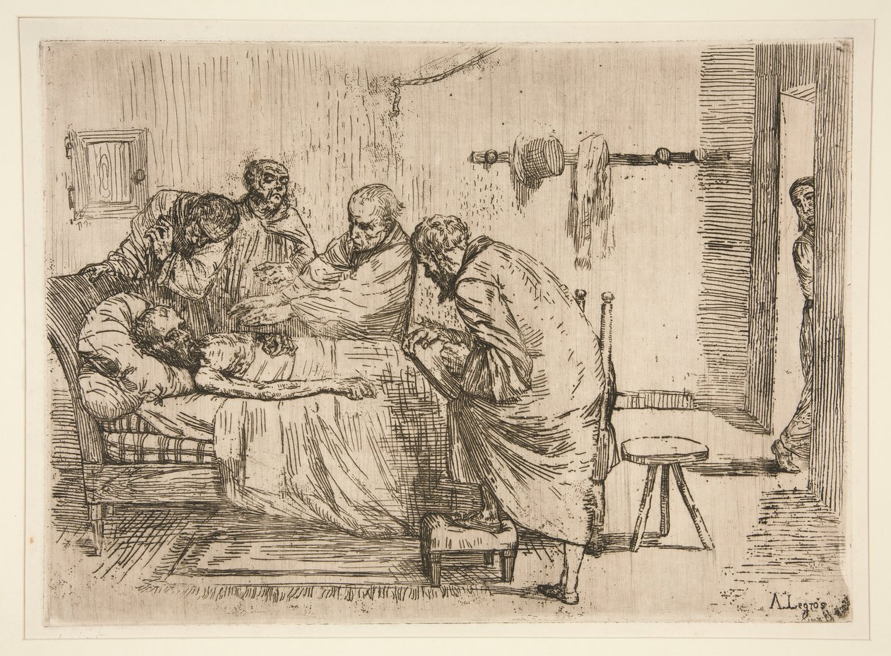 Le verite sur le cas de M. Valdemar (Fakta i saken om M. Valdemar) av Alphonse Legros