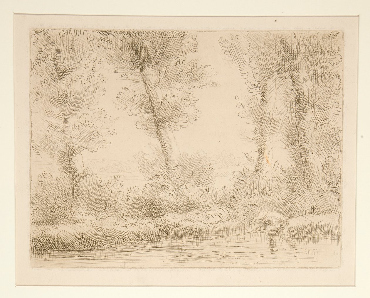 Les bords de la Liane (The Banks of the Liane) av Alphonse Legros